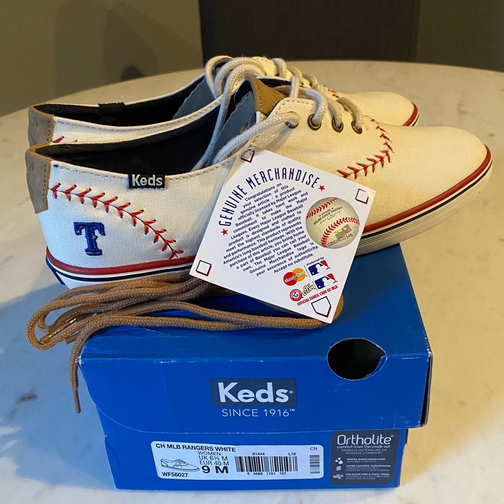 Keds MLB Rangers White